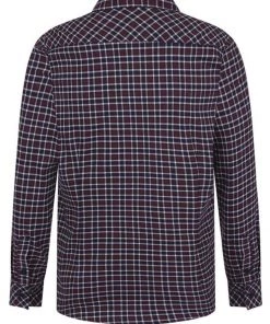 Collectif Men Hunter 40's Check Shirt Wine New In