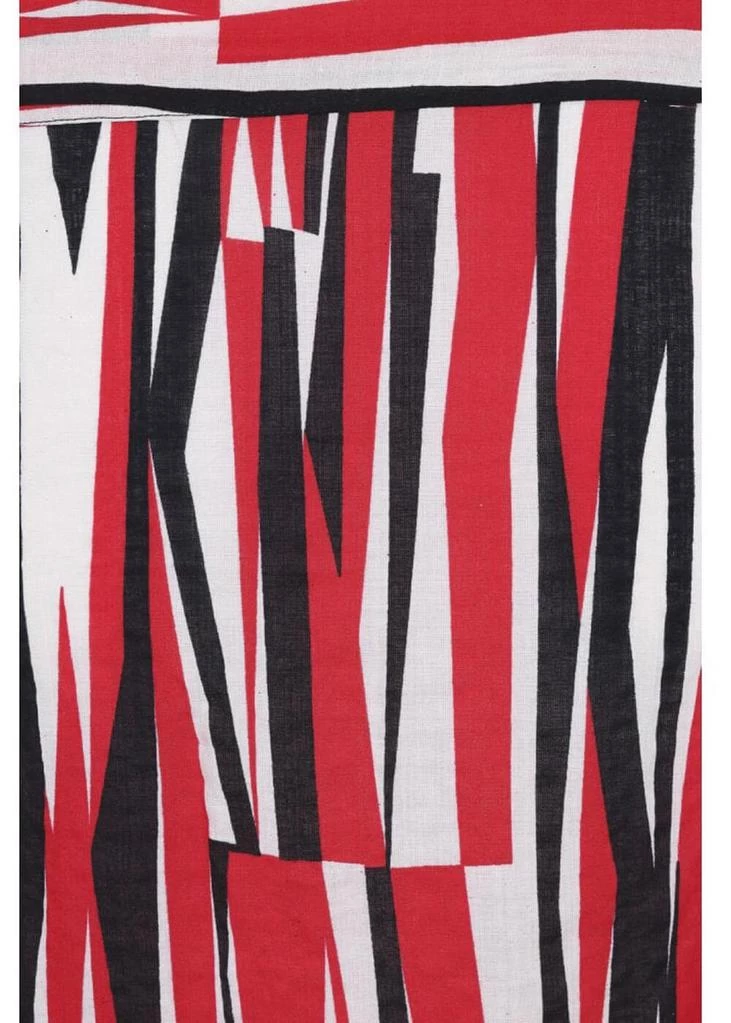 Collectif Men Tiago Abstract Shirt Black Red