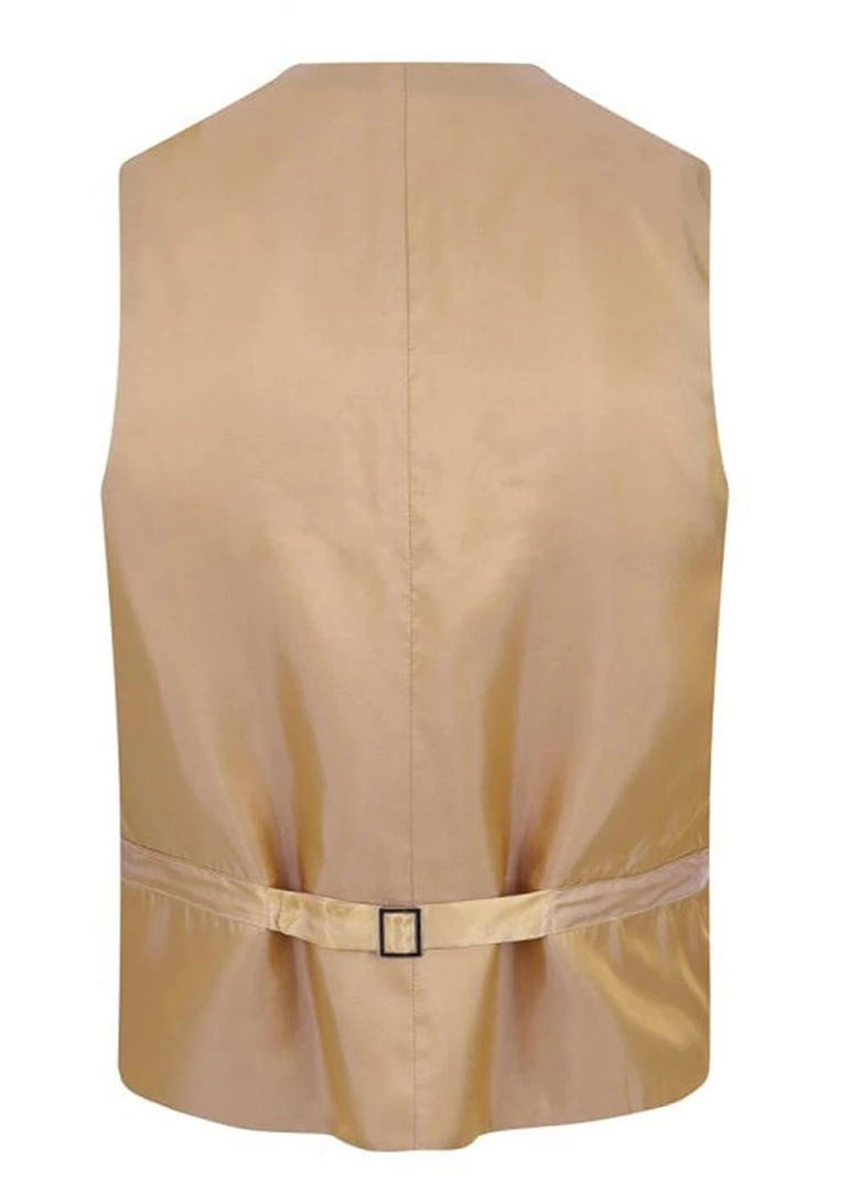 Collectif Men Max Crosshatch Waistcoat Burgundy