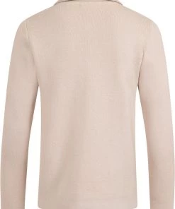 Collectif Men Luca Earth Stripe 50's Cardigan Cream New In