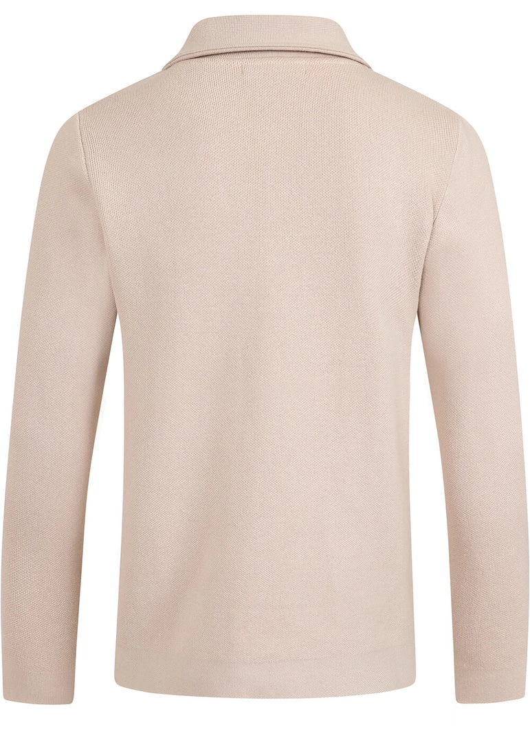 Collectif Men Luca Earth Stripe 50's Cardigan Cream New In