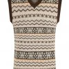 Collectif Men Alex Fair Isle Knitted 50's Top Multi