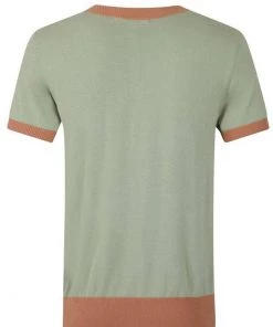 Collectif Men Scott Art Deco 40's Jumper Green New In