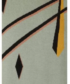 Collectif Men Scott Art Deco 40's Jumper Green New In