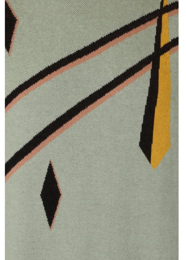 Collectif Men Scott Art Deco 40's Jumper Green New In