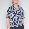 Collectif Mens Cesar 40's Shirt Navy