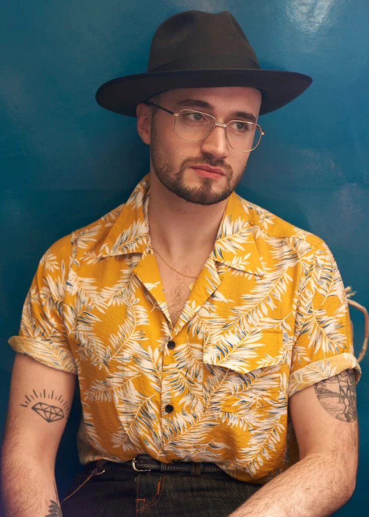 Collectif Mens Cesar 40's Shirt Yellow