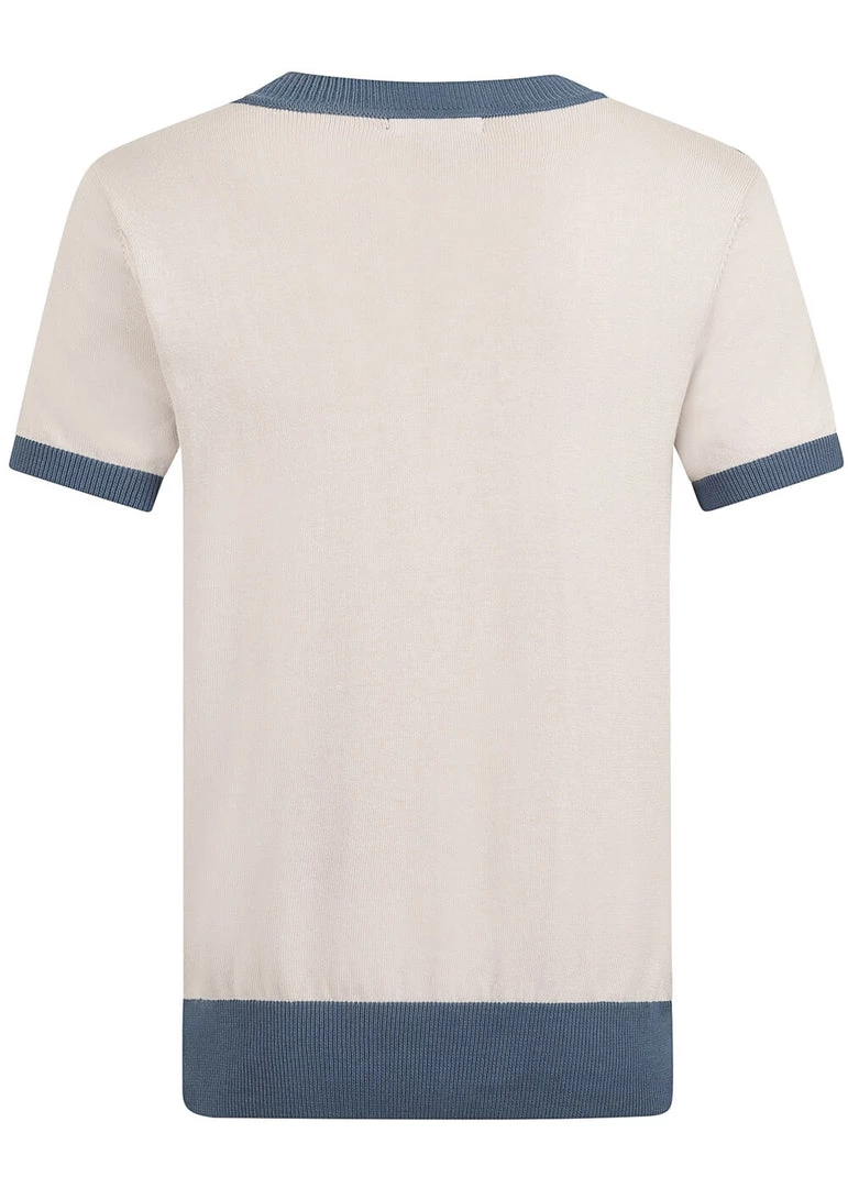 Collectif Mens Scott Lighthouse 50's Jumper Cream New In