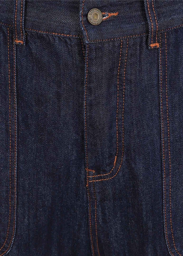 Collectif Mens Axel Jeans Denim Blue