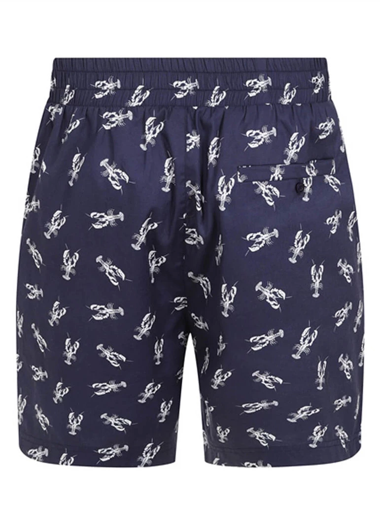 Collectif Mens Martin Lobster Shorts Navy