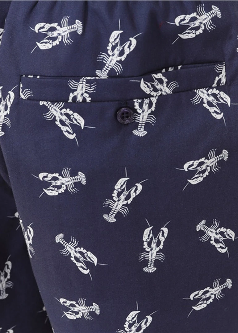 Collectif Mens Martin Lobster Shorts Navy