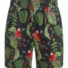 New In Collectif Mens Martin Parrot Shorts Black