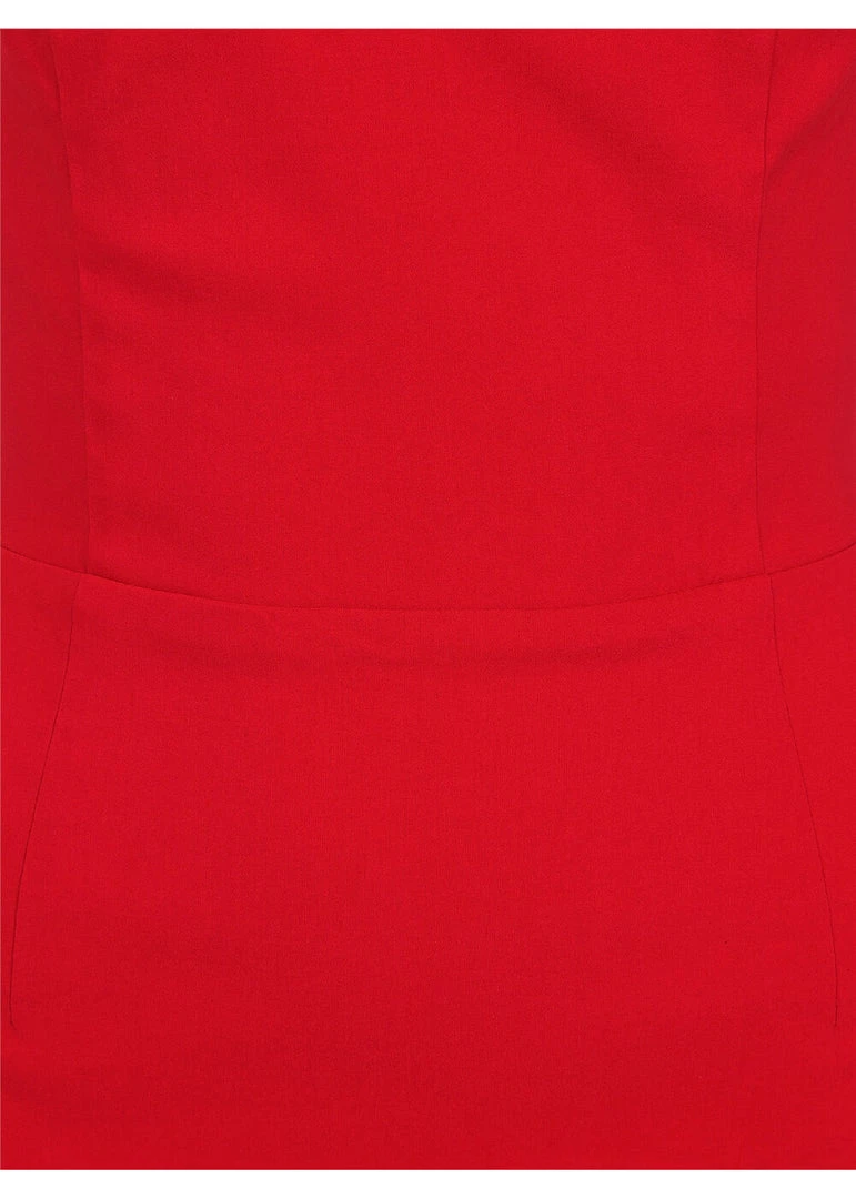 Collectif Ridly 50's Pencil Dress Red