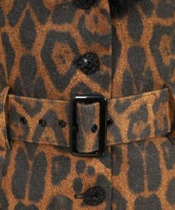 Collectif Molly Leopard 50's Jacket Leo Multi