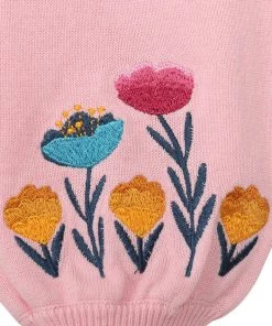 Collectif Rosy Bow Back 40's Jumper Pink