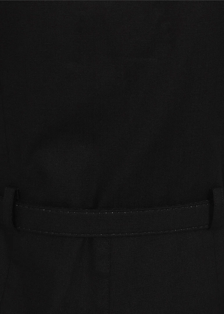 New In Collectif Caterina Vintage 40's Jumpsuit Black