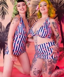 Collectif X Playful Promises Lobster 50's Swimsuit Multi