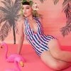 Collectif X Playful Promises Lobster 50's Swimsuit Multi