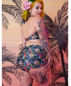 Collectif X Playful Promises Jungle Bikini Top Multi Colour New In