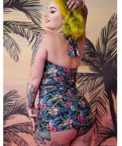 Collectif X Playful Promises Jungle 50's Swimsuit Multi