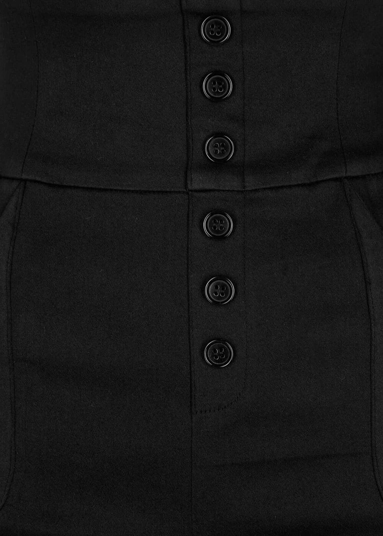 Collectif Nomi High Waist Shorts Black New In