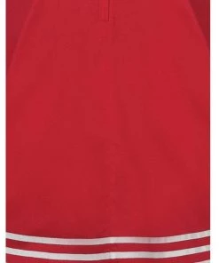 Collectif Georgie Nautical 50's Swing Dress Red