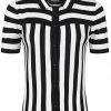 Collectif Lailie Striped 60's Cardigan Black White New In