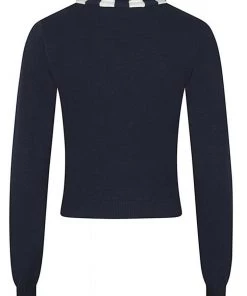 Collectif Doreen 40's Cardigan Navy White New In