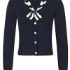 Collectif Doreen 40's Cardigan Navy White New In