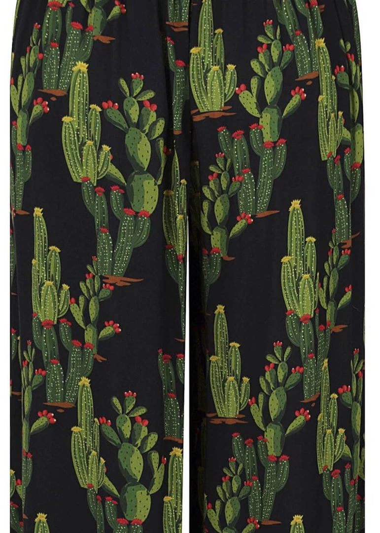 Collectif Alizee Cactusland 70's Trousers Black New In