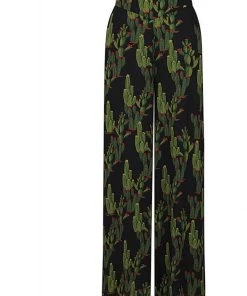 Collectif Alizee Cactusland 70's Trousers Black New In