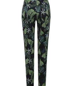 Collectif Maddie Black Forest 50's Trousers Black New In