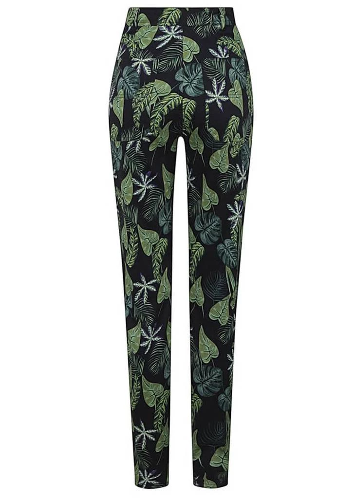 Collectif Maddie Black Forest 50's Trousers Black New In