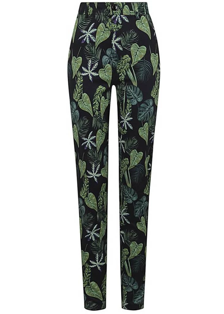 Collectif Maddie Black Forest 50's Trousers Black New In