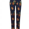 New In Collectif Maddie Oranges 50's Trousers Navy