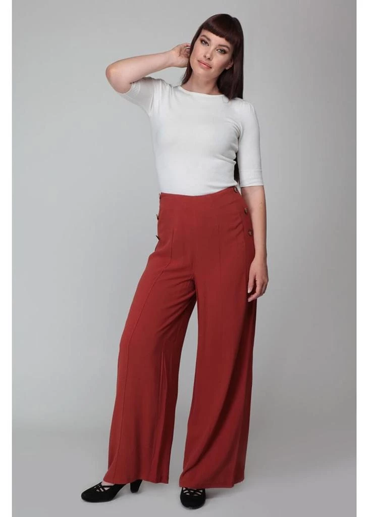 Collectif Victoria 40's Trousers Brown New In