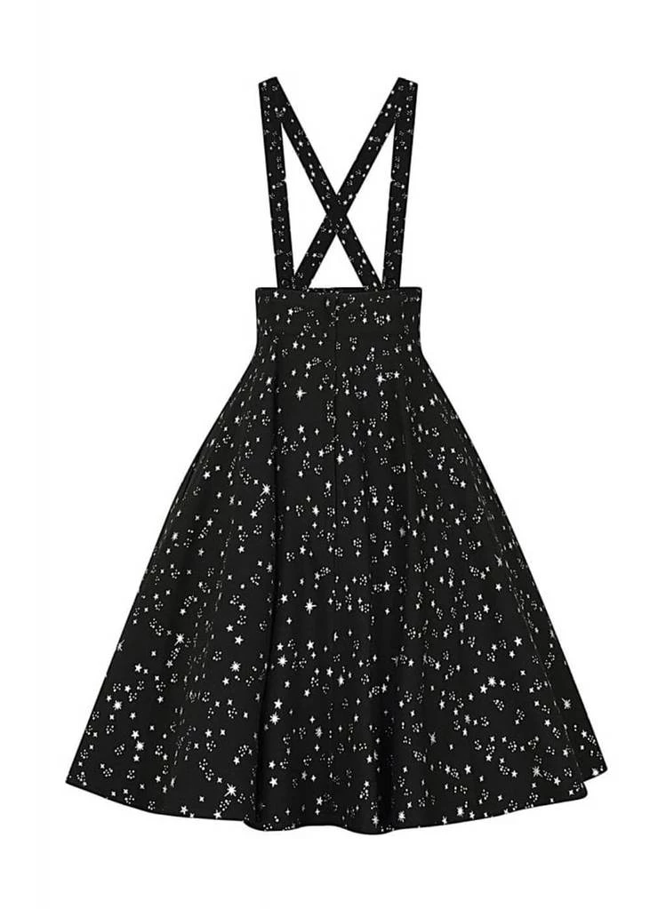 Collectif Lexi Night Sky 60's Skater Skirt Black