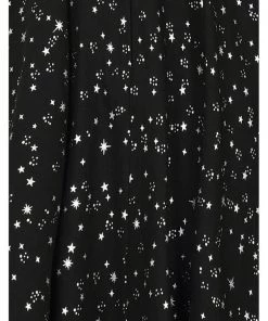 Collectif Lexi Night Sky 60's Skater Skirt Black