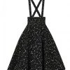 Collectif Lexi Night Sky 60's Skater Skirt Black