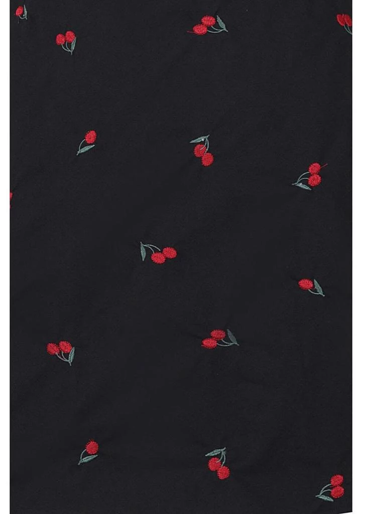 New In Collectif Ornella Mini Cherries 40's Skirt Black