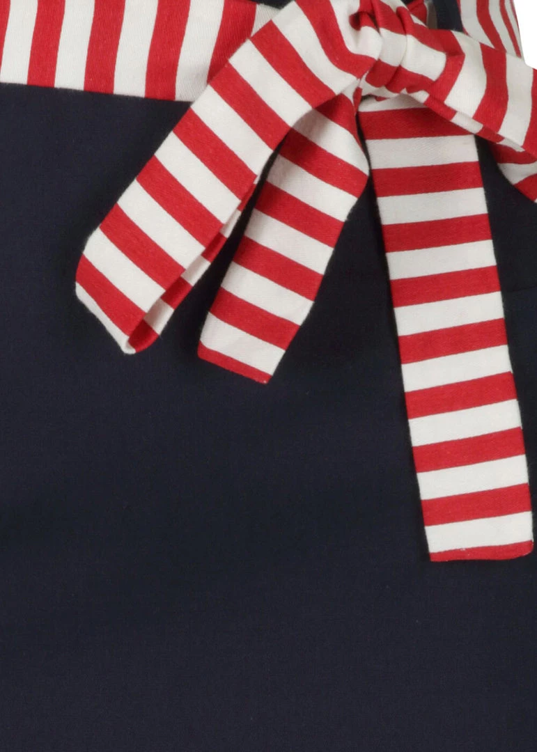 Collectif Marinella 40's Pencil Skirt Navy