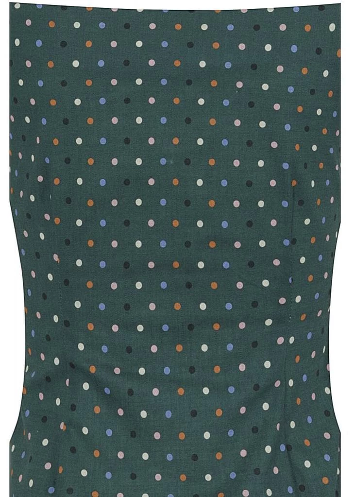 Collectif Dolores Polkadot 50's Top Green