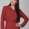 New In Collectif Victoria 40's Jacket Brown