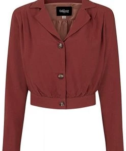 New In Collectif Victoria 40's Jacket Brown