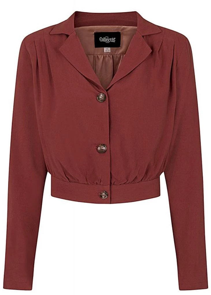 New In Collectif Victoria 40's Jacket Brown