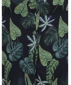 New In Collectif Kiana Black Forest 50's Pencil Dress Black