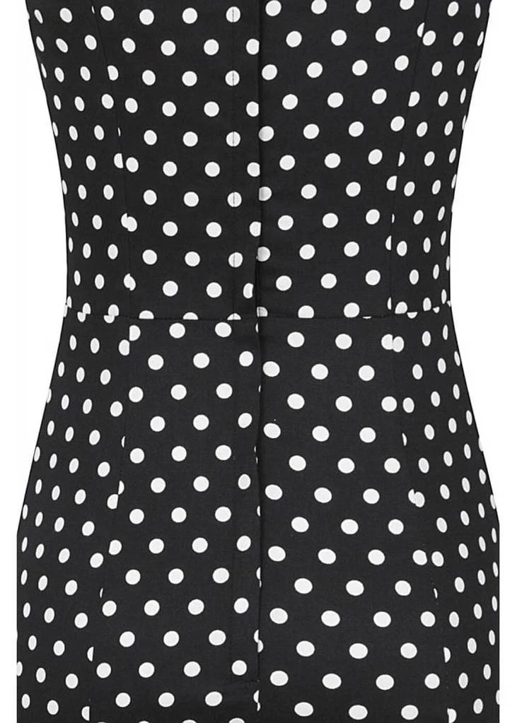 Collectif Anita Polkadot 50's Pencil Dress Black
