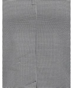 Collectif Katya Houndstooth 60's Pencil Dress Black White New In