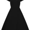 Collectif Kristy 50's Swing Dress Black