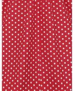 Collectif Demira Polkadot 50's Swing Dress Red New In